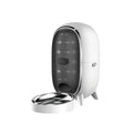 Portable Pet Dog Feeder Stainless Steel Bowl New Product for Real-Person Recording Timed Feeding Charge-Powered Plastic Material